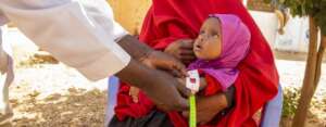 Hamdi at the nutrition clinic