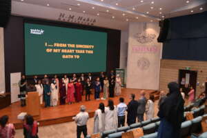 The Pledge in Karachi: Oath-taking