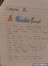A chapter from Ushna's student's storybook