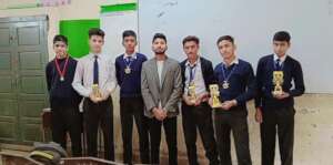 Hafiz Shahbaz and his students