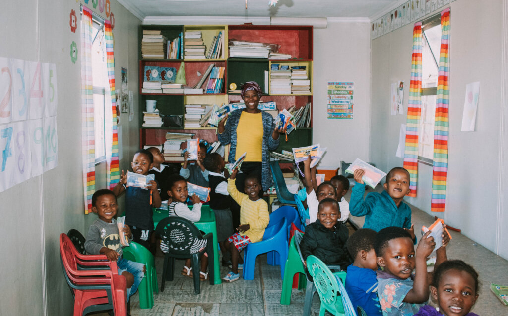 Children in classroom of Early Learning Centre