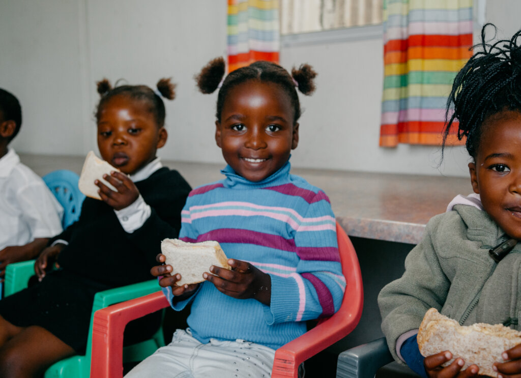 Children sitting in their classroom