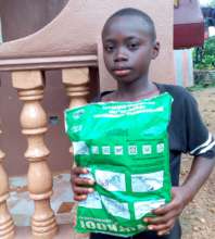 Baba is grateful for his bed net