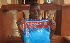 Kabba shows us his new bed net