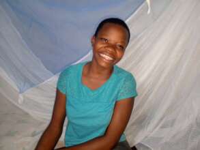 Balusa under her bed net