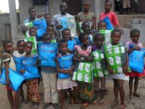 Young children bed net beneficiaries