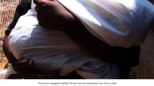 Teenage victim of sexual violence