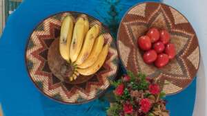 High quality baskets made by Rubona women
