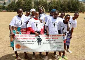 Girls graduating from Alternative Rite of Passage