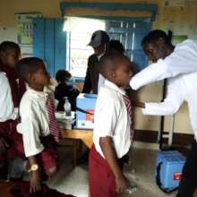 Jagoror dispensary on World Immunisation Day
