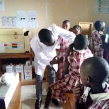 Jagoror dispensary on World Immunisation Day