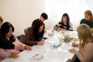 Group therapy session to women