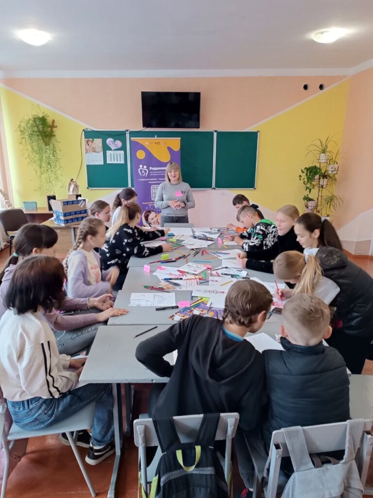 Group therapy session for youth