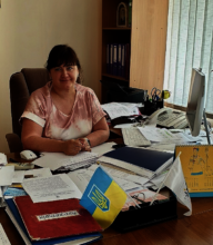 Tetiana Lebedeva, the Children's hospital director