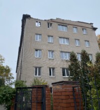 Dormitory, damaged by a drone attack in 2025