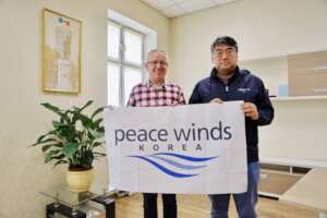 Mr.Ko (Peace Winds Korea) and local partner
