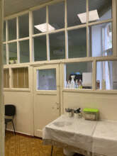 Serving room before renovation