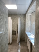 Renovated shower room