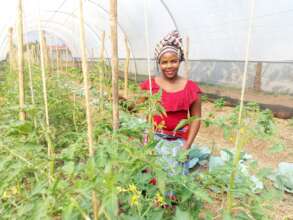 Joaquina in her field