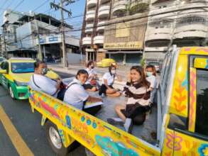 Taking students to school