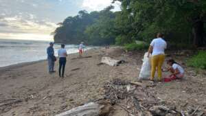 Beach cleanups were frequent this fall.
