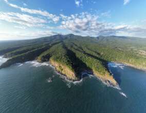 Aerial view Oriente Salvaje World Surfing Reserve