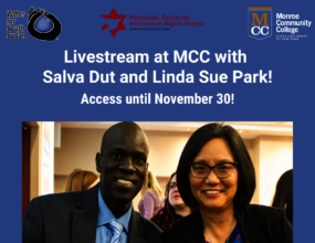 MCC Livestream with Salva Dut and Linda Sue Park