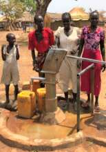 Women at new well