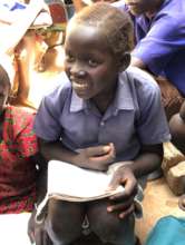 Young girl at school