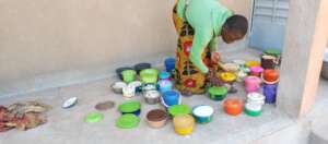 Distribution of the meal