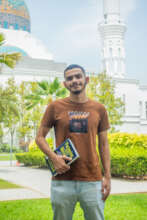 Abdelrahman at AIU Campus