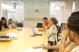 Evaluation session with Project Lead