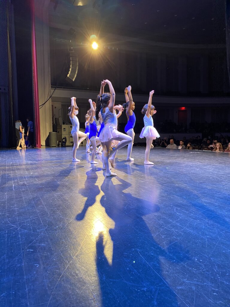 Ithaca mentees onstage at their show