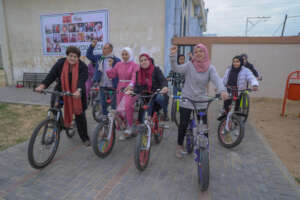 Cycling at Beit Lahia Tadamon Park