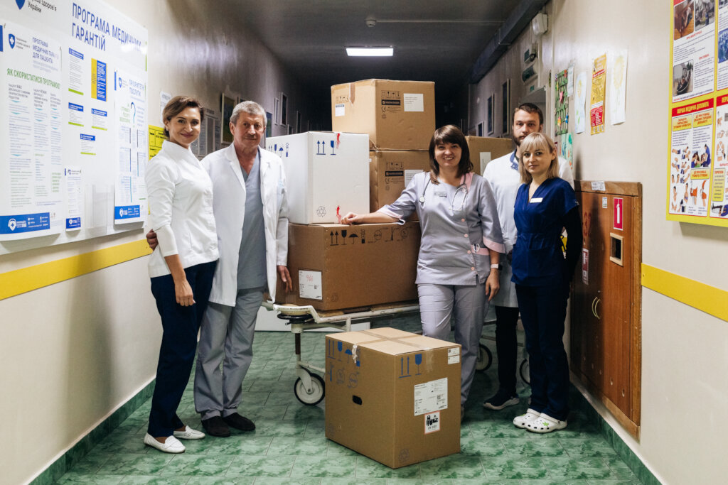 Help for the wounded in Ukraine during the war