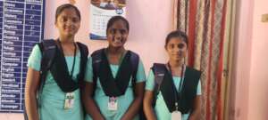 Joy of girls in college