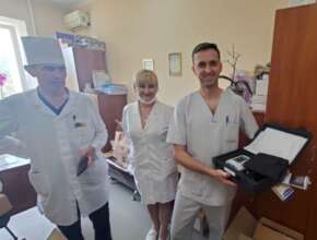 Doctors are happy to recieve new equipment