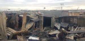 Informal settlement destroyed by fire