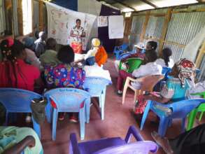 Workshop on Menstrual Health underway (May 2022)