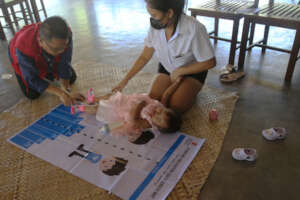 Assessment using Child Length Mat