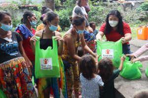 Food basket disribution