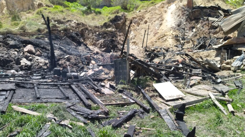Emergency relief for 5 families left homeless