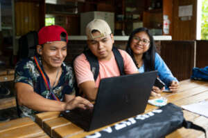 Indigenous students at Instituto Chaikuni