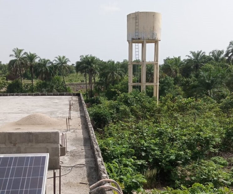 Water tower for irrigation