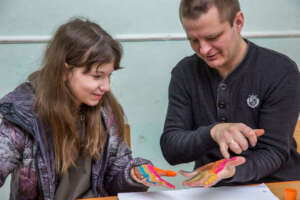 Art workshop for children (c)Caritas