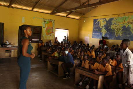 Empowering Girl Students in Ghana
