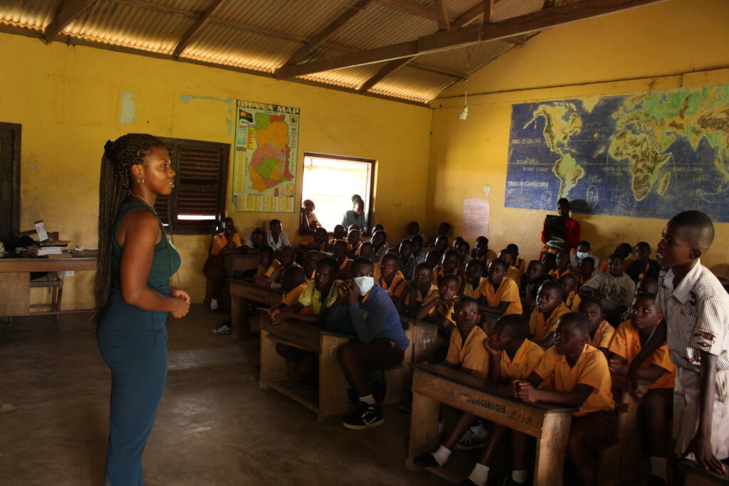 Empowering Girl Students in Ghana