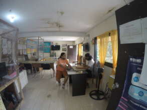 During the Damage assessment to affected villages