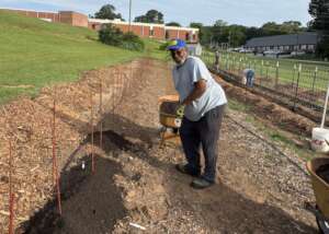 Leo, volunteer with Wimberly's Roots