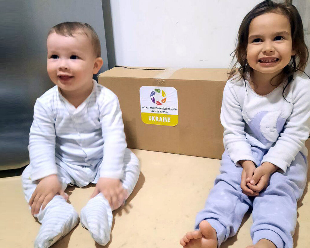 Survival packages for war-torn areas of Ukraine